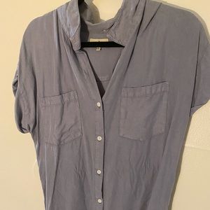 Blue Thread and Supply Button Down